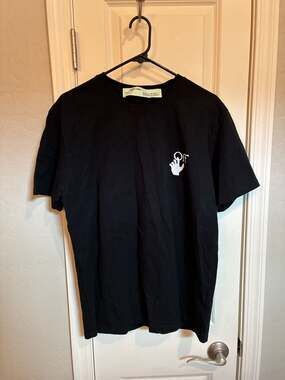 Off-White Marker Arrows Graphic Short Sleeve T-Shirt in Black